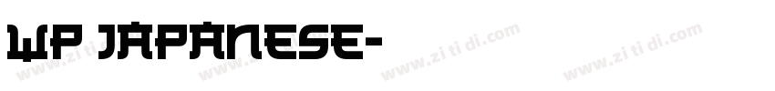 WP japanese字体转换